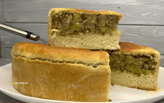 Заменит и хлеб, и основное блюдо: как приготовить яворовский пирог в пост (видео)