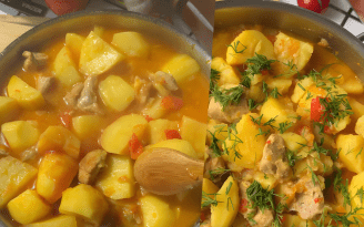 Тушеная картошка с мясом: когда одно блюдо заменяет весь обед