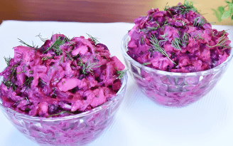 Салат из свеклы "Нежность": простой рецепт с неожиданным сочетанием (видео)