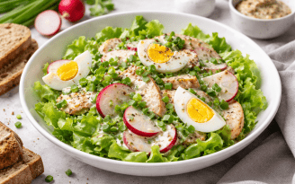 Весенний салат, который хочется есть каждый день: легкий, сочный и хрустящий (видео)