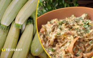 Запеченные кабачки с йогуртовым соусом: простой салат, который хочется готовить снова и снова