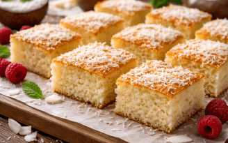 Нежный, ароматный и без лишних хлопот: идеальный кокосовый пирог из трех ингредиентов (видео)