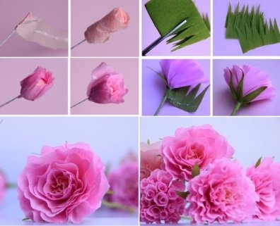 Как сделать красивый тюльпан из гофрированной бумаги своими руками