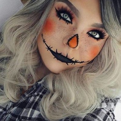 Красивый макияж на хэллоуин