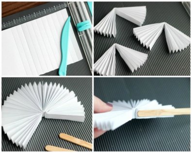 Как сделать веер из бумаги своими руками. Бумажный веер своими руками.
