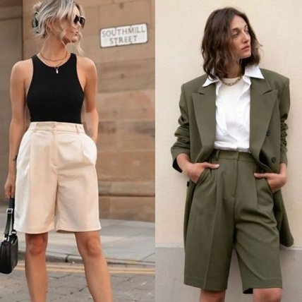 Образи з шортами-бермудами