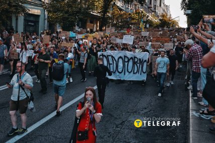 Марш «За диалог и реформы в оборонной сфере». Фото: Ян Доброносов/"Телеграф"
