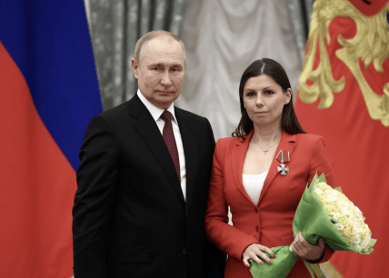 Ірина Куксенкова та Володимир Путін