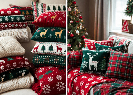 Декоративный текстиль, новогодний декор