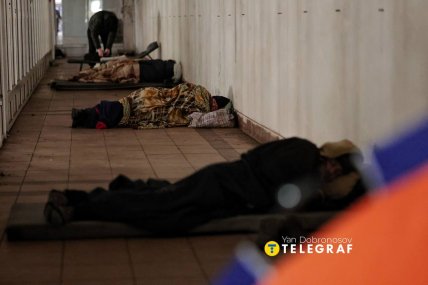 Киевляне ночевали в метро из-за российской атаки 17.02.2025