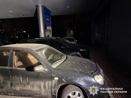 Місце вибуху у Миколаєві