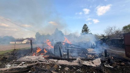 Наслідки обстрілу на Чернігівщині