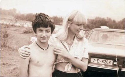 Нелли Луческу с сыном