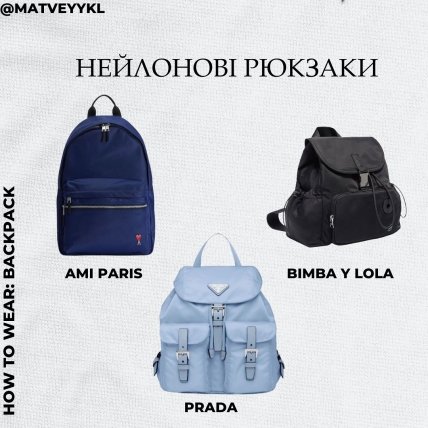 Модні рюкзаки