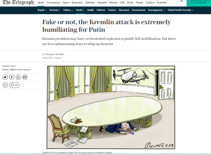 The Telegraph карикатура