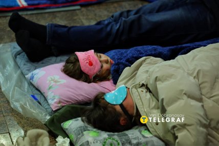 Ніч киян у метро через атаку РФ 3.02.2026