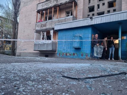 Последствия атаки дронов на Черкассы