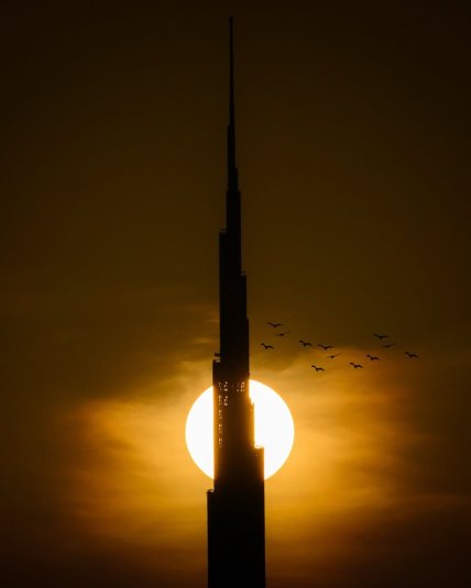 бурдж халіфа вечір