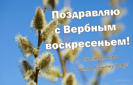 Вербное воскресенье, открытки, картинки, поздравления
