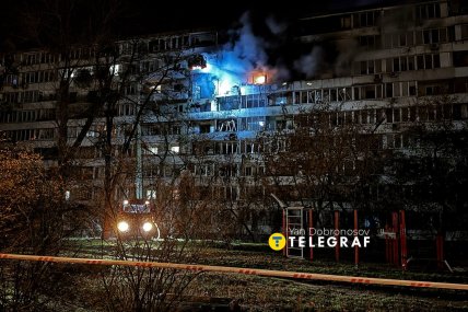 Последствия атаки РФ на Киев 25.11.2025, Днепровский район