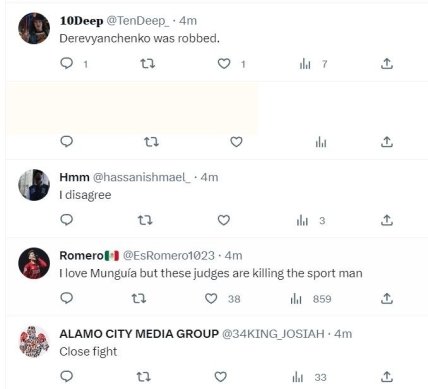 В сети раскритиковали судейство в бою Деревянченко - Мунгия