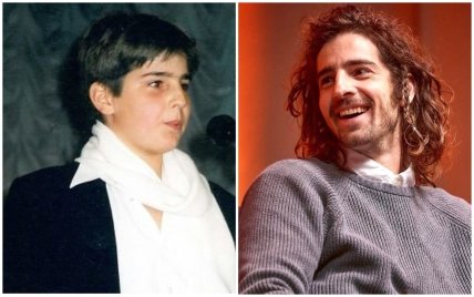 Владимир Дантес в школьные годы и сейчас