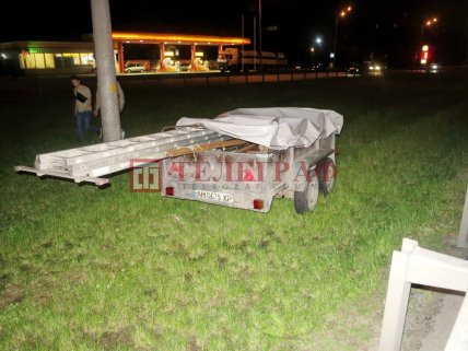 Авария на Окружной Киев 10.06.2021 место дтп