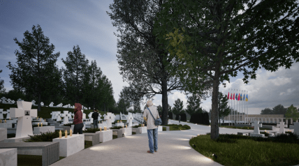 Візуалізація військового Меморіалу на Голосківськму цвинтарі