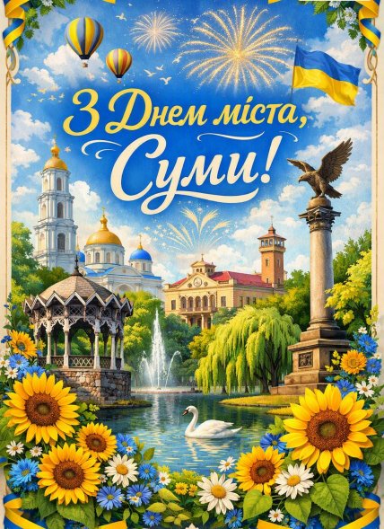 Сумы день города поздравления открытки и картинки