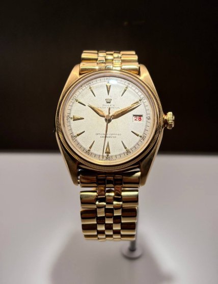 Rolex Datejust 41 из золота. Фото из музея Rolex: cats_and_watches.