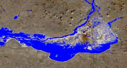 Рівень води на Запоріжжі