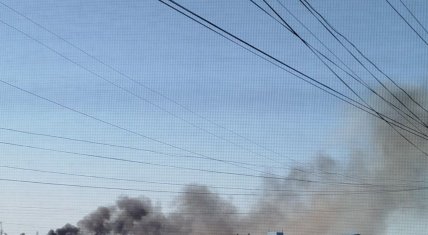 Дым над Запорожьем