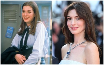 Энн Хэтэуэй раньше и сейчас