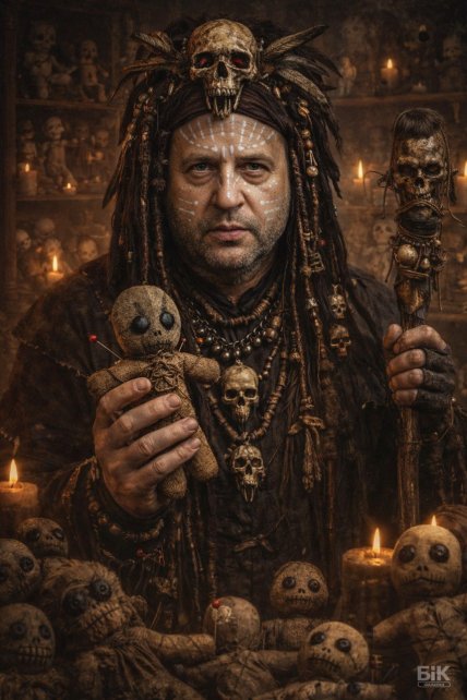 Андрій Єрмак у ролі чаклуна вуду