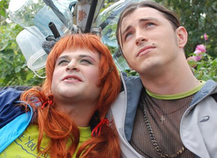 Андрей Молочный и Сергей Притула в шоу "Файна Юкрайна"