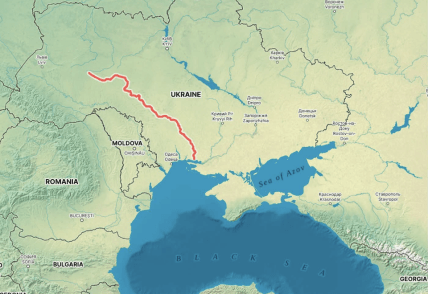 Южный Буг на карте
