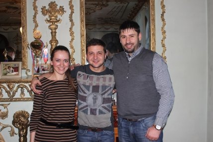 Левченко, Зеленський та Гогілашвілі, січень 2013 року