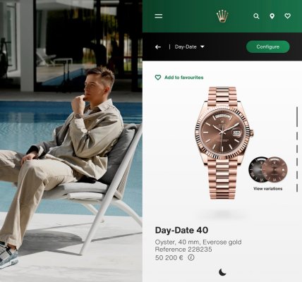 Анатолий Трубин с часами Rolex Day-Date 40 мм