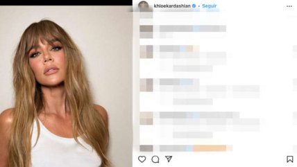 Хлои Кардашьян - стрижка с челкой