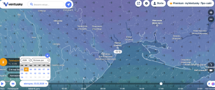 Погода в Одессе на 3 февраля