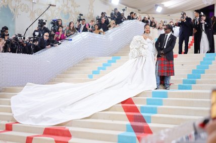 Рианна и A$AP Rocky на Met Gala 2023