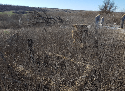 Кладбище в селе Еленовка в Одесской области, которого больше нет