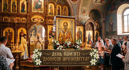 День пам’яті священномученика Діонісія Ареопагіта