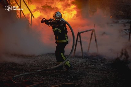 Последствия удара в Сумах