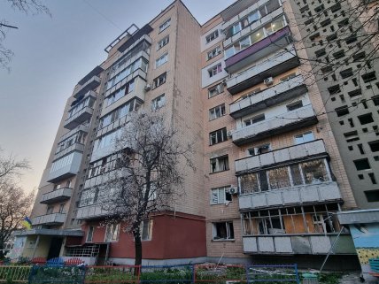 Последствия атаки дронов на Черкассы