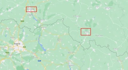 Карта перемещения РФ у границ Украины