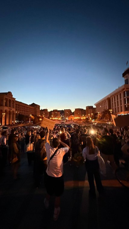 Митинг в Киеве против законопроекта 13452