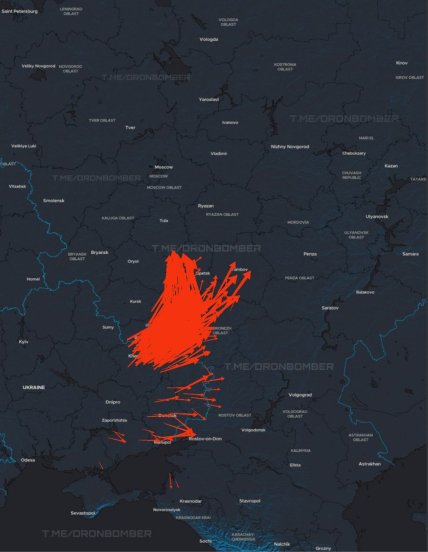 Карта руху БПЛА