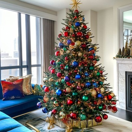 елка игрушки крупные