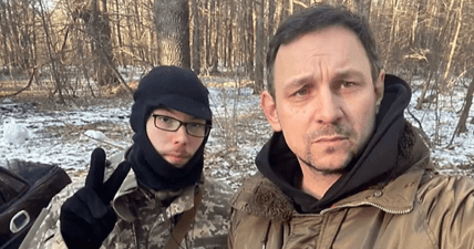 Валерий Харчишин с сыном Дмитрием